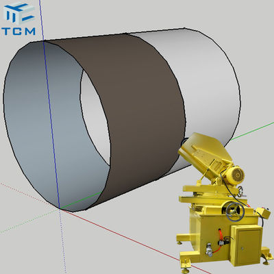 Body Circular Welded Seam Polishing Grinding Machine Steel Tank Shell Vessel