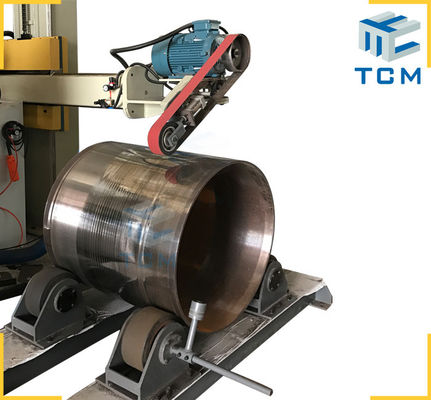 Full Automation CNC Polishing Machine For Brewery Tank Process Tank Mixer Surface Grinding Buffing