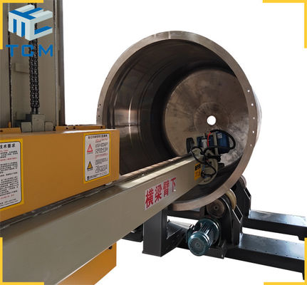 Full Automation CNC Polishing Machine For Brewery Tank Process Tank Mixer Surface Grinding Buffing