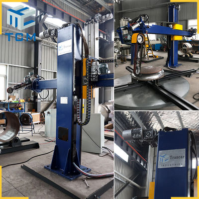 Steel Tank Bottom Automation Dished End Polishing Machine Vessel Head Grinding Machine