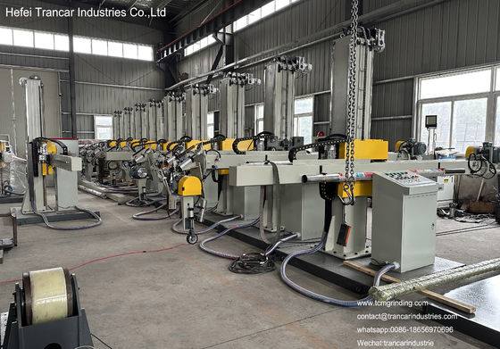 Steel Tank Bottom Automation Dished End Polishing Machine Vessel Head Grinding Machine
