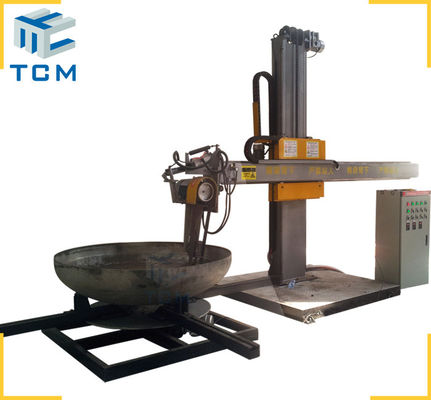 CNC Steel Ellipsoidal Head Surface Grinding Buffing Automatic Polishing Machine