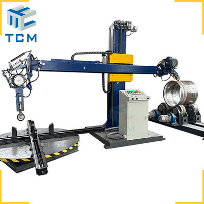 Steel Vessel Head Tank Lid Automatic Dished End Polishing Machine