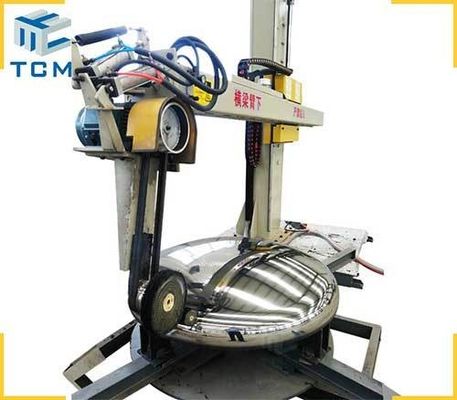 Steel Metal Tank Cap Outer Surface Automatic Polishing Machine