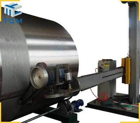 400V 415V 380V Automatic Stainless Steel Tank Vessel Surface Polishing Machine