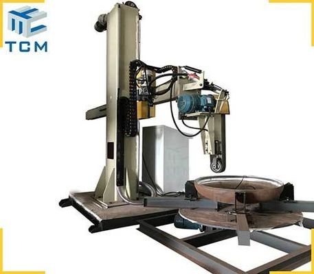 Dished End Surface Steel Dished Head Semi Automatic Polishing Machine