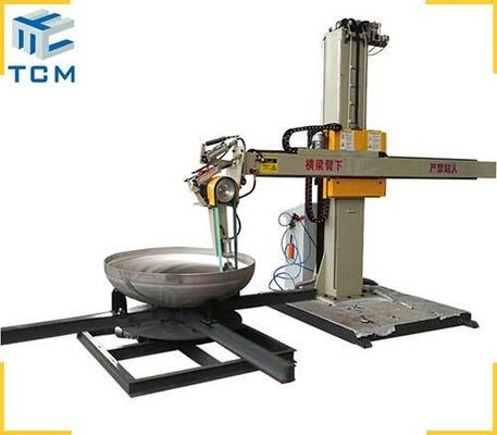 Dished End Surface Steel Dished Head Semi Automatic Polishing Machine