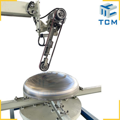 Full Automatic CNC Polishing Machine Steel Tank Cap Dished End Polishing Machine