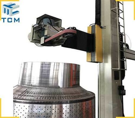 Custom Full Automation CNC Polishing Machine For Steel Surface Grinding Buffing