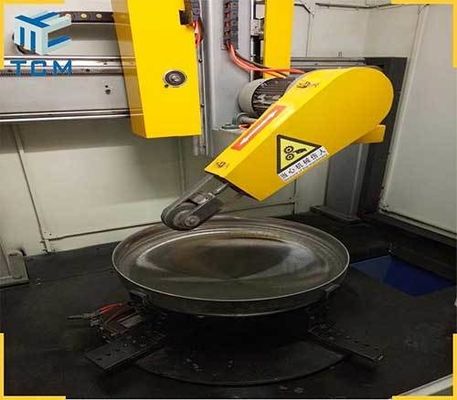 Steel Dish Head Interior Exterior Surface CNC Automatic Tank Polishing Machine