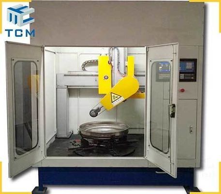Steel Dish Head Interior Exterior Surface CNC Automatic Tank Polishing Machine