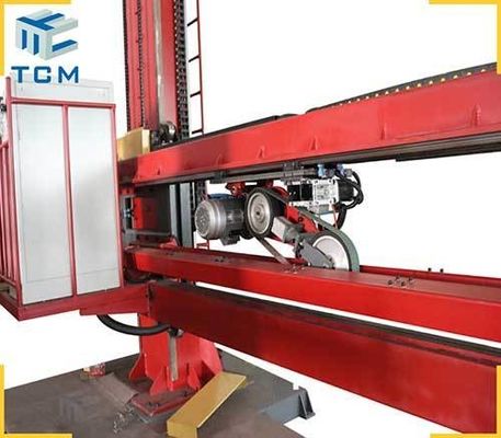 Automatic Weld Seam Finishing Machine For SS Tank Longitudinal Welding Seam Removal And Welding Line