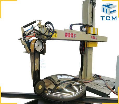 Semi Automatic CNC Stainless Steel Pot Mirror Polishing Machine Head Polisher