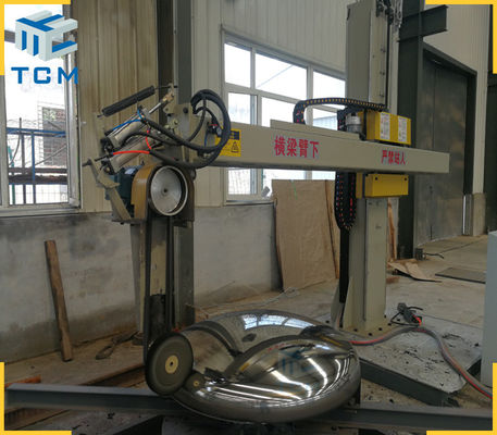 Semi Automatic CNC Stainless Steel Pot Mirror Polishing Machine Head Polisher