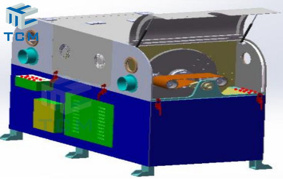 Wire Polisher Steel Wire Rods Mechanical Sand Belt Descaling Machine