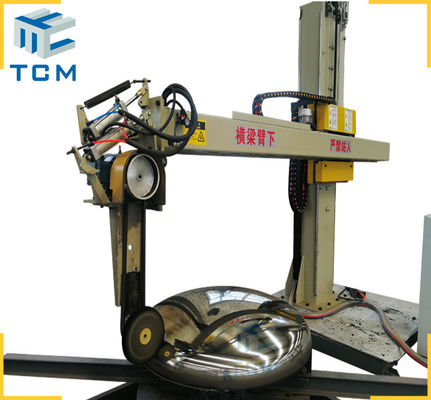 Interior Surface Steel Dish End Automatic Grinding And Polishing Machine