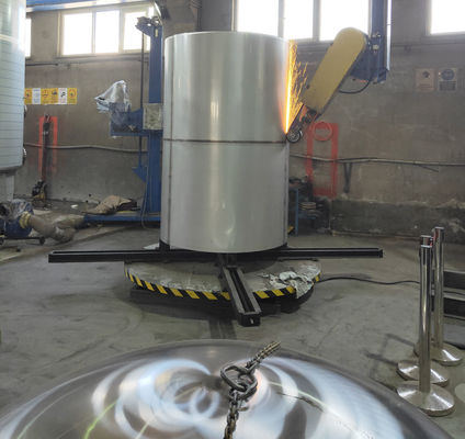 Industrial Steel Pressure Vessel Automatic Dished End Polishing Machine