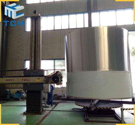 Industrial Steel Pressure Vessel Automatic Dished End Polishing Machine