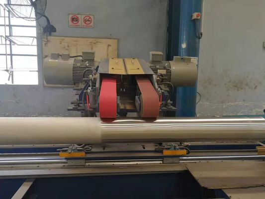 Steel Round Pipe Tube Exterior Surface Automatic Polishing Grinding Machine CE