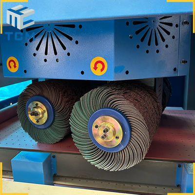 Steel Metal Sheet Polishing Machine PLC Automatic Sanding Deburring Machine CE