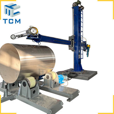 Inox Cylindrical Tank Shell Inner Exterior Surface Automatic Polishing Machine