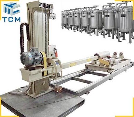 380V Steel Metal Filter Housing Surface Automatic Grinding And Polishing Machine