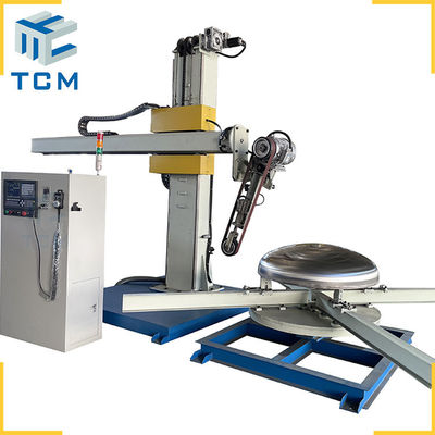 Full Automatic CNC Polishing Machine Steel Tank Cap Dished End Polishing Machine
