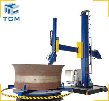 380V 415V Steel Metal Vertical Tank Dished End Polishing Machine Grinding Equipment