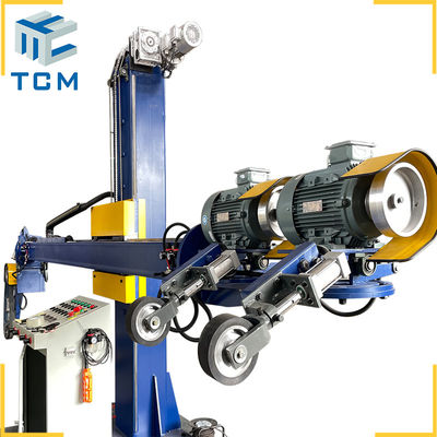 Double grinding heads high efficiency industrial tank vessel automatic polishing sanding machine